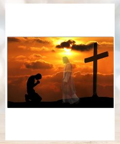 Jesus   Pray Horizontal Poster