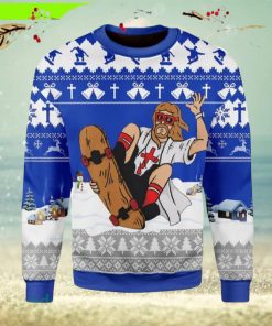 Jesus Skateboarding Christmas Ugly Christmas Sweater New For Men And Women Gift Holidays Christmas