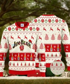 Jim Beam Santa Hat Christmas Ugly Christmas Sweater