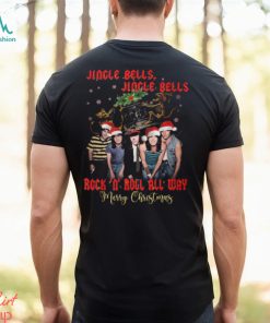 Jingle Bells Jingle Bells Rock ‘n’ Roll All Way Merry Christmas Unisex T Shirt