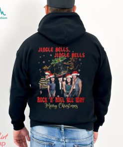 Jingle Bells Jingle Bells Rock ‘n’ Roll All Way Merry Christmas Unisex T Shirt