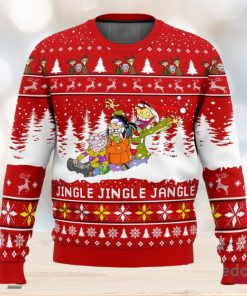 Jingle Jingle Jangle Ed Edd n Eddy 3D Ugly Christmas Sweater Christmas Gift Ideas Party Gift