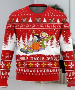 Jingle Jingle Jangle Ed Edd n Eddy 3D Ugly Christmas Sweater Christmas Gift Ideas Party Gift