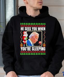 Joe Biden He Sees You when you’re sleeping christmas shirt