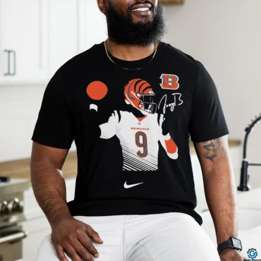Joe Burrow Cincinnati Bengals 9 Nike signature shirt