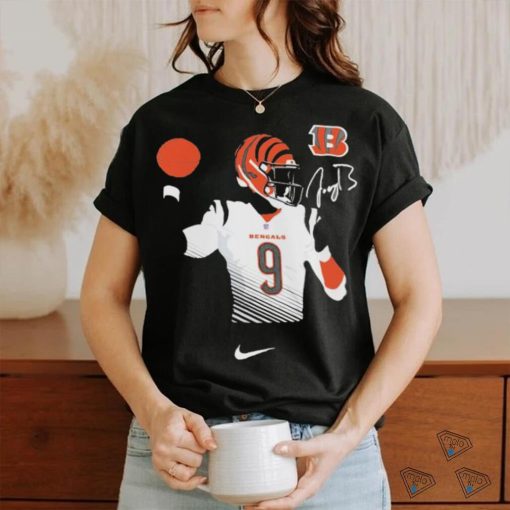 Joe Burrow Cincinnati Bengals 9 Nike signature shirt