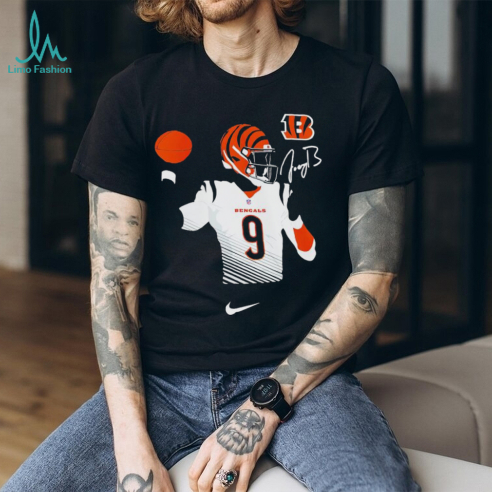 Joe Burrow Cincinnati Bengals Womens Black Player Player T-Shirt