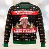 Chicago Blackhawks Snowflakes Reindeer 3D Sweater Custom Number And Name