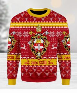 John Xxiii Coat Of Arms Ugly Christmas Sweater