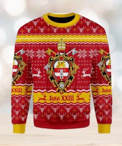 John Xxiii Coat Of Arms Ugly Christmas Sweater