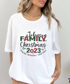 Johnson Family Christmas 2023 Matching Memories Together Merry Christmas Shirt