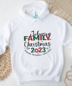 Johnson Family Christmas 2023 Matching Memories Together Merry Christmas Shirt