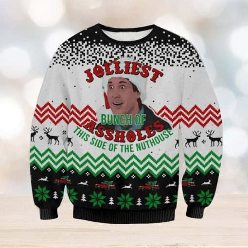 Jolliest Bunch of Asholes Nation Lampoon’s Vacation Knitted 3D Sweater For Christmas