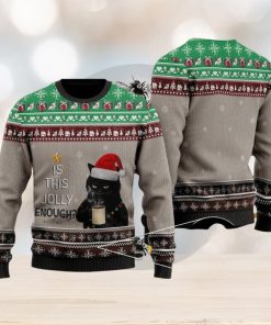 Jolly With Coffee Ugly Christmas Sweater For Men & Women