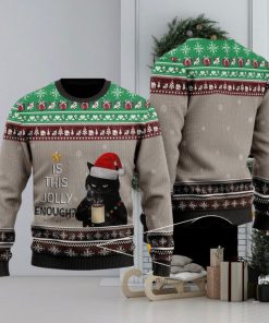 Jolly With Coffee Ugly Christmas Sweater For Men & Women