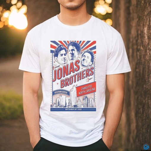 Jonas Brothers Spectrum Center, Charlotte 09 30 2023 poster shirt