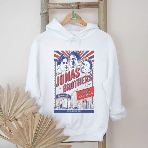 Jonas Brothers Spectrum Center, Charlotte 09 30 2023 poster shirt