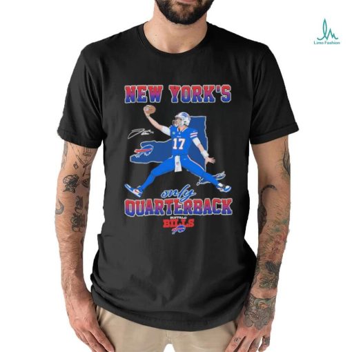 Josh Allen Buffalo Bills New York’s Only Quarterback Signature Shirt