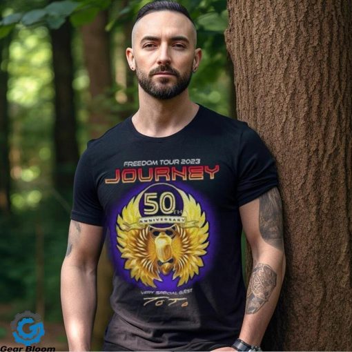 Journey Freedom Tour 2023 2 Sides Shirt 50Th Anniversary T Shirt Hoodie