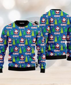 Joyful Holiday Santa Claus Christmas Unisex Ugly Sweater