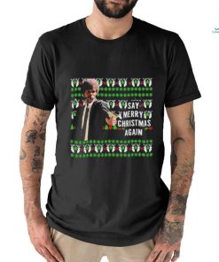 Jules Winnfield Say Merry Christmas Again Ugly Christmas Shirt