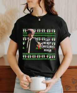Jules Winnfield Say Merry Christmas Again Ugly Christmas Shirt
