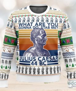 Julius Caesar 3D Ugly Christmas Sweater Christmas Gift Ideas Party Gift