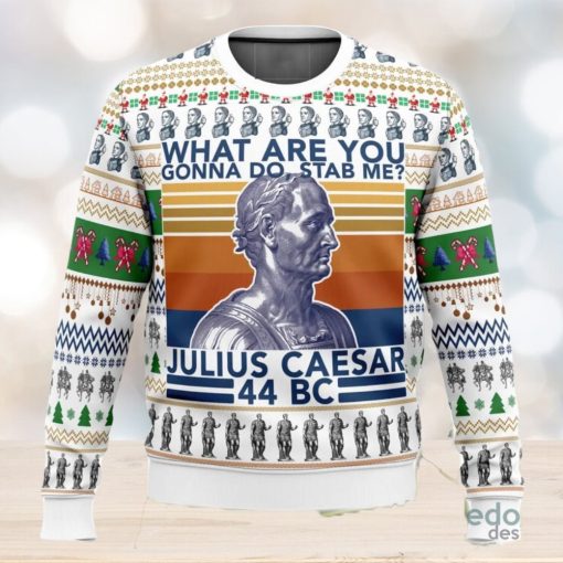 Julius Caesar 3D Ugly Christmas Sweater Christmas Gift Ideas Party Gift