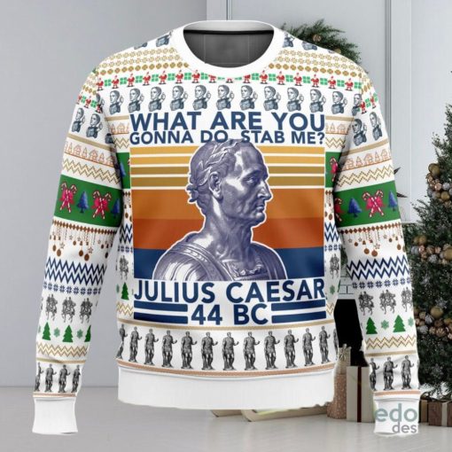 Julius Caesar 3D Ugly Christmas Sweater Christmas Gift Ideas Party Gift