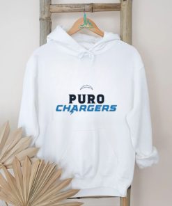 Justin Herbert Wearing Puro Chargers Shirt
