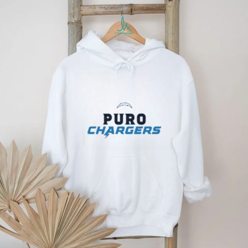Justin Herbert Wearing Puro Chargers Shirt