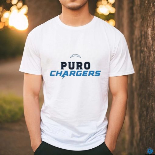 Justin Herbert Wearing Puro Chargers Shirt