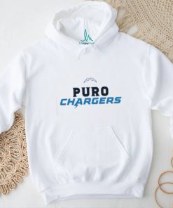 Justin Herbert Wearing Puro Chargers Shirt