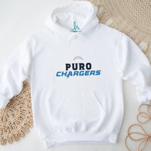 Justin Herbert Wearing Puro Chargers Shirt