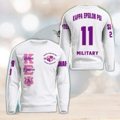 KEP White 3D Sweater Community Personalized Logo For Men And Women Gift Christmas