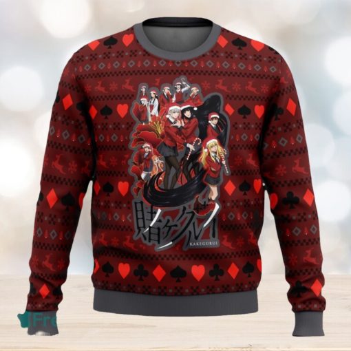 Kakegurui Hyakkaou Private Academy Ugly Christmas Sweaters 3D Super Hot