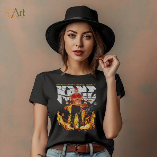 Kane Flames WHT Shirt