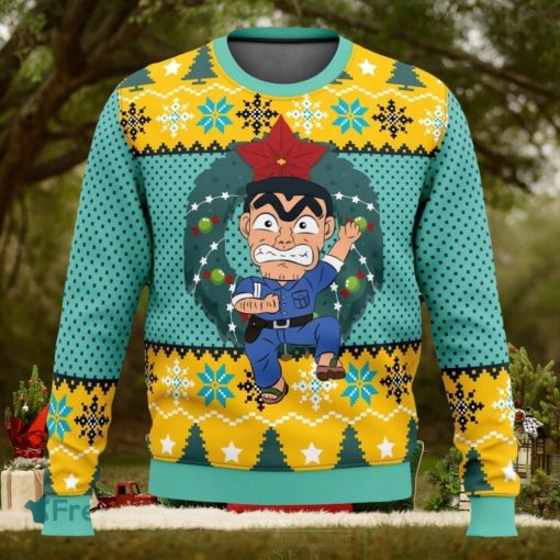 Kankichi Ryotsu Kochikame Tokyo Beat Cops Ugly Christmas Sweaters 3D Super Hot