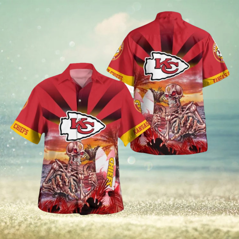 Kansas City Chiefs NFL Floral Tropical Hawaiian Shirt Summer Gift For Men  And Women - YesItCustom