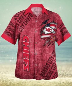 Kansas City Chiefs American Flag Coconut 3D Hawaiian Shirt Best For Fans Beach Gift For Men And Women