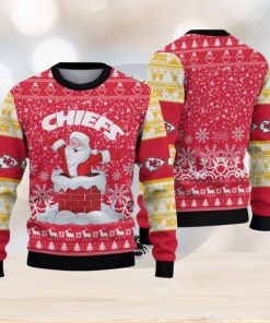 Kansas City Chiefs Christmas Santa Claus Pattern Limited Edition Ugly Sweater