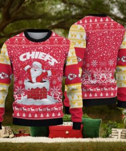 Kansas City Chiefs Christmas Santa Claus Pattern Limited Edition Ugly Sweater