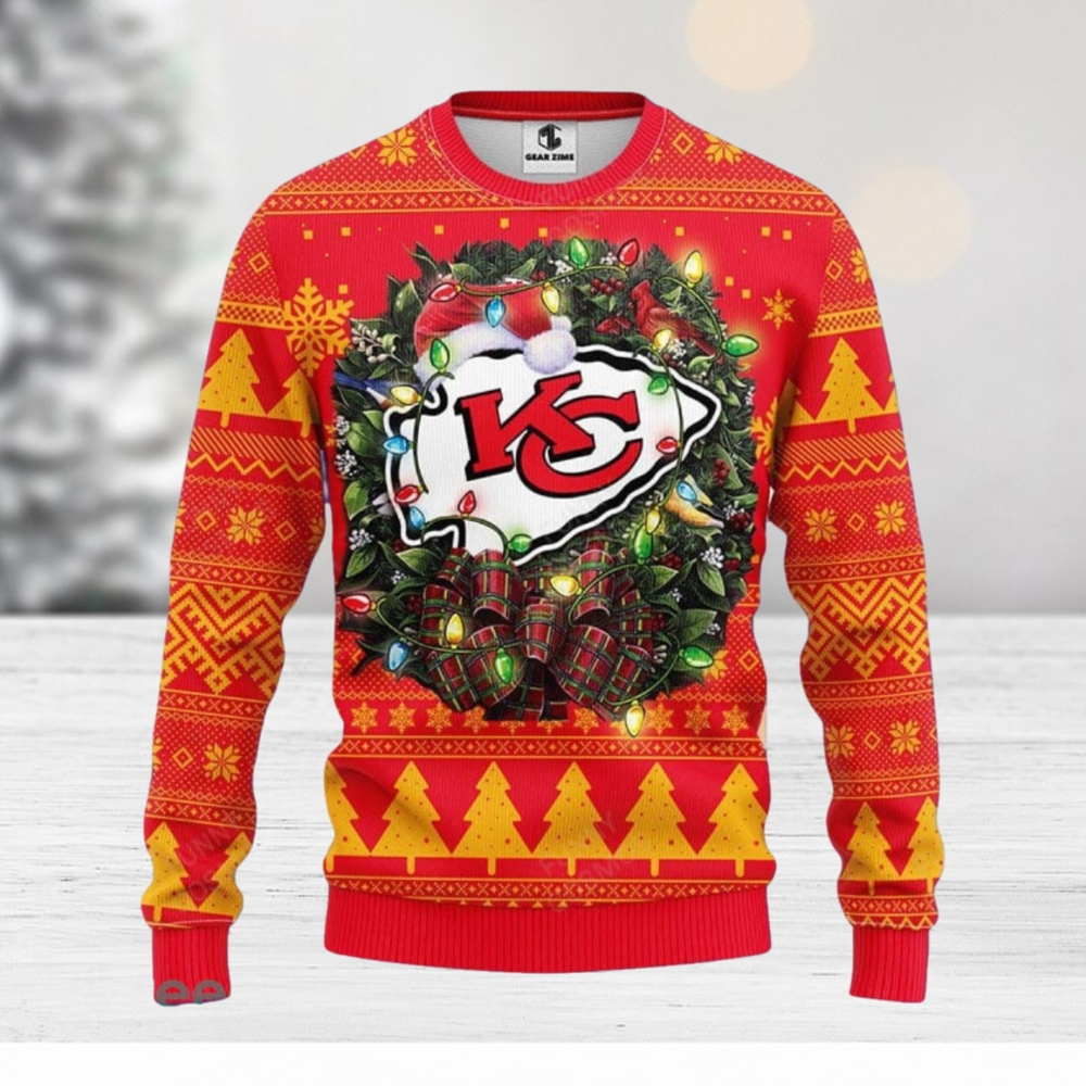 Kansas City Chiefs Gift for Big Fans Ugly Xmas Sweater - Limotees