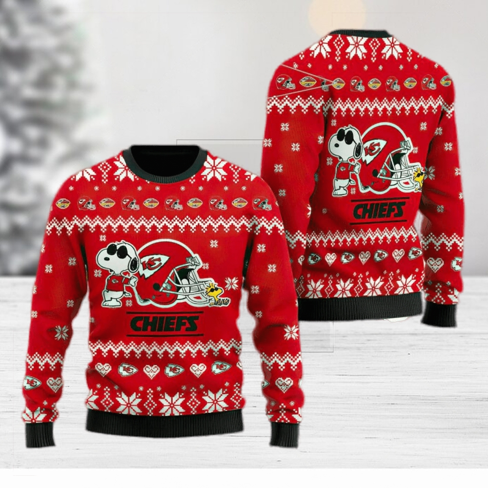 Men's FOCO Red Kansas City Chiefs Light-Up Ugly Sweater