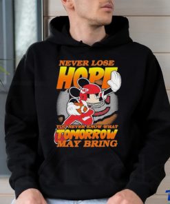 Kansas City Chiefs NFL Football Mickey Disney Never Lose Hope Shirt