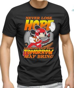 Kansas City Chiefs NFL Football Mickey Disney Never Lose Hope Shirt