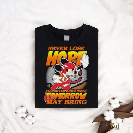 Kansas City Chiefs NFL Football Mickey Disney Never Lose Hope Shirt
