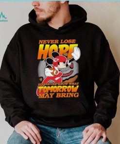 Kansas City Chiefs NFL Football Mickey Disney Never Lose Hope Shirt
