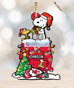 Kansas City Chiefs NFL Snoopy Ornament Personalized Christmas 2023 Holidays