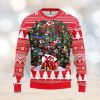 Santa Claus & Yorkshire Terrier Knitted 3D Sweater For Christmas